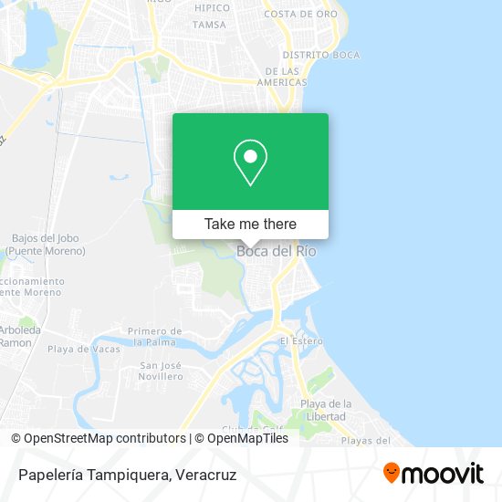Papelería Tampiquera map