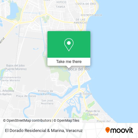 El Dorado Residencial & Marina map