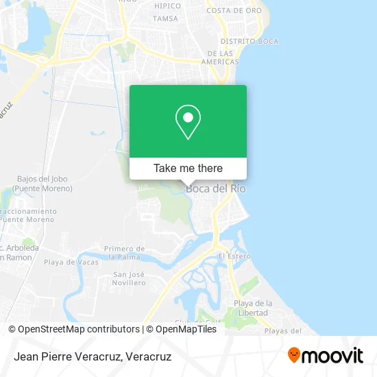 Jean Pierre Veracruz map