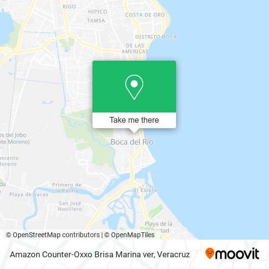 Mapa de Amazon Counter-Oxxo Brisa Marina ver