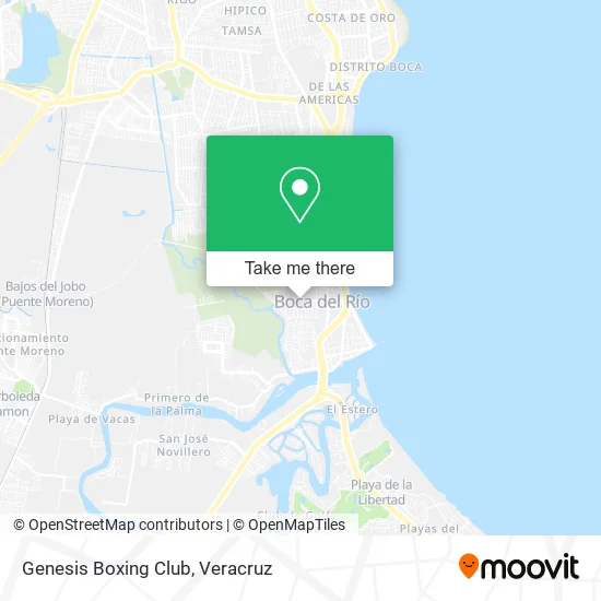 Genesis Boxing Club map