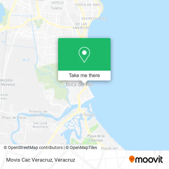 Movis Cac Veracruz map