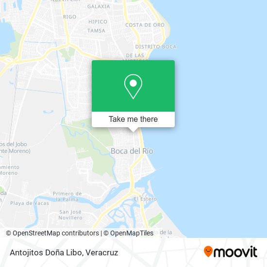 Antojitos Doña Libo map