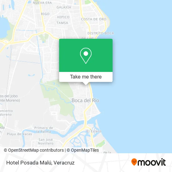 Hotel Posada Malú map