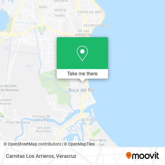 Carnitas Los Arrieros map