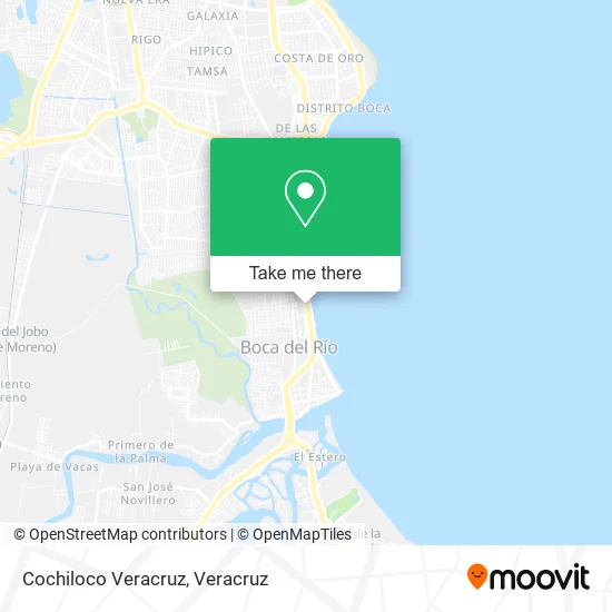 Cochiloco Veracruz map