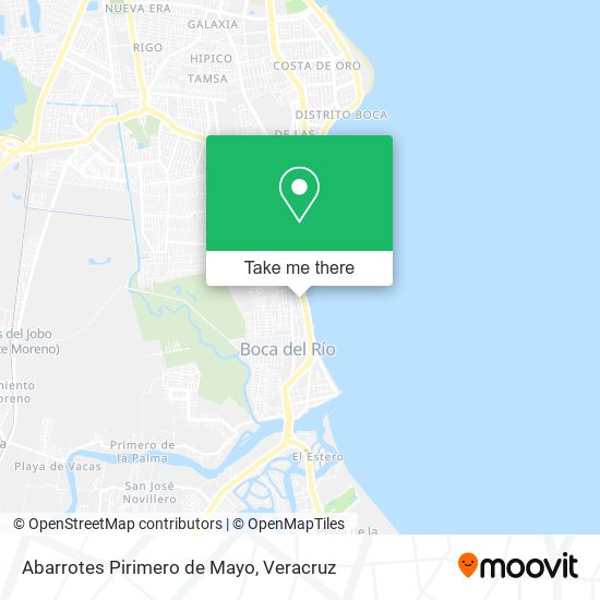 Abarrotes Pirimero de Mayo map