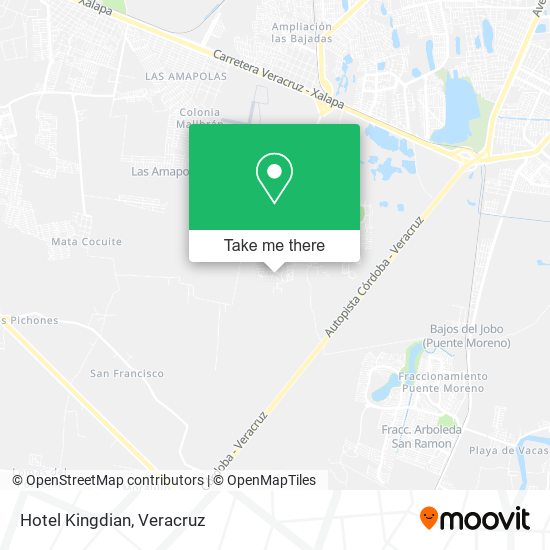 Hotel Kingdian map