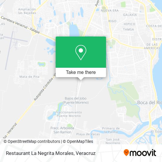 Restaurant La Negrita Morales map
