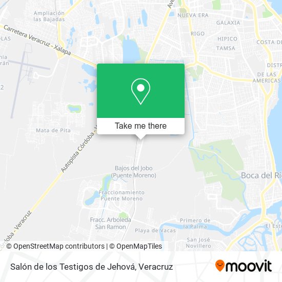 Salón de los Testigos de Jehová map