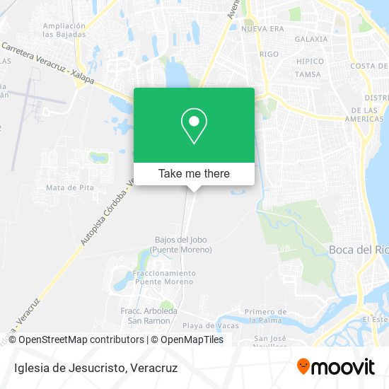 Mapa de Iglesia de Jesucristo