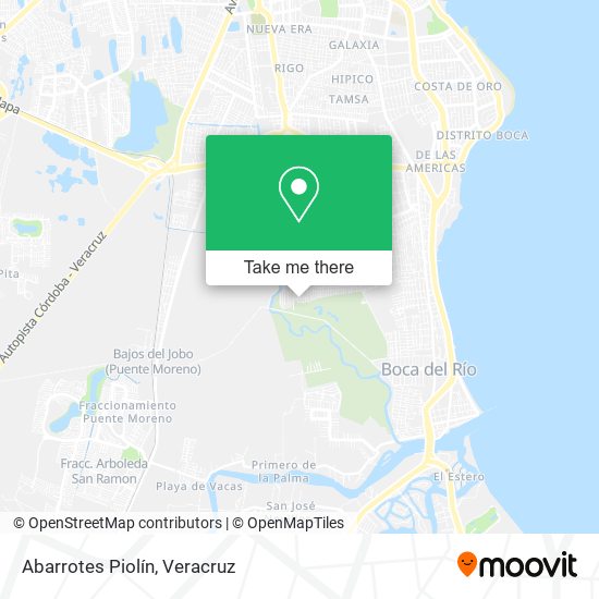Abarrotes Piolín map