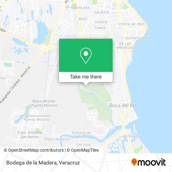 Mapa de Bodega de la Madera