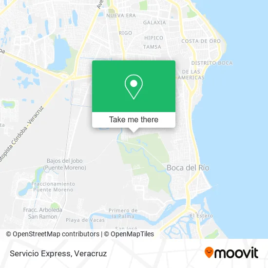 Servicio Express map