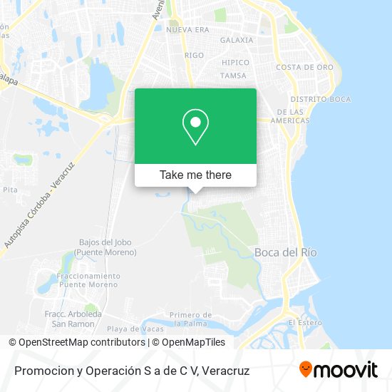 Mapa de Promocion y Operación S a de C V