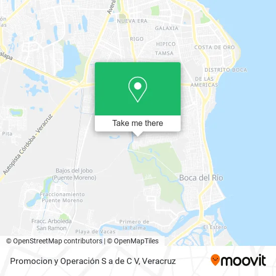 Promocion y Operación S a de C V map