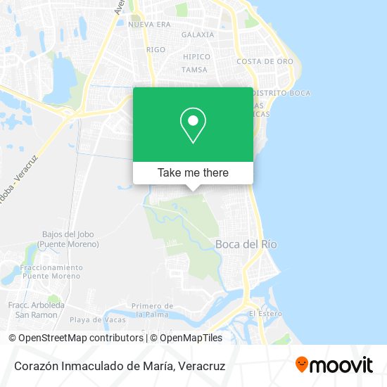 Mapa de Corazón Inmaculado de María