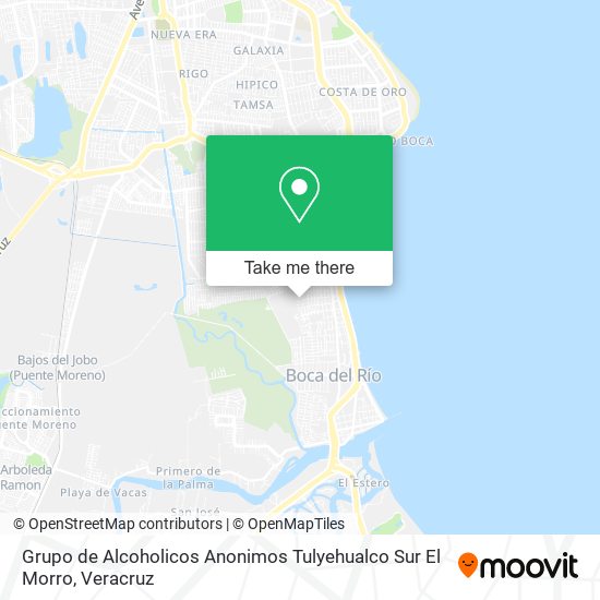 Grupo de Alcoholicos Anonimos Tulyehualco Sur El Morro map