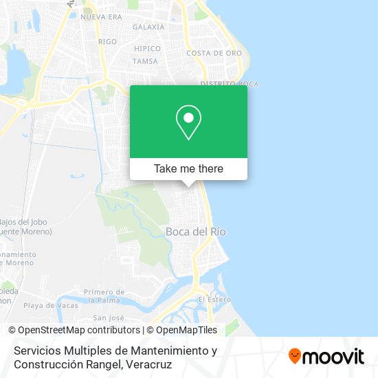 Servicios Multiples de Mantenimiento y Construcción Rangel map