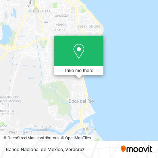 Banco Nacional de México map