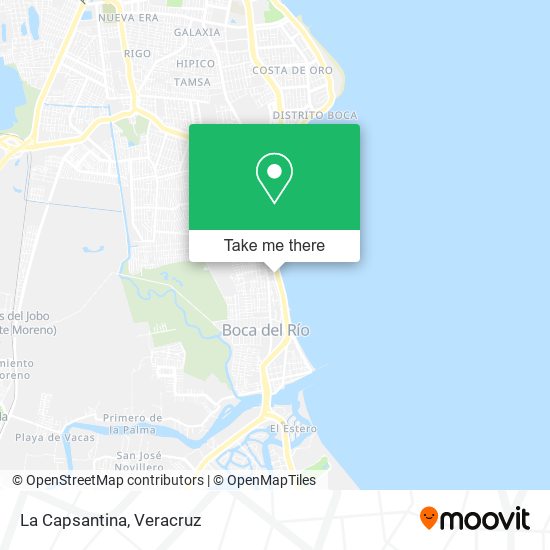 Mapa de La Capsantina