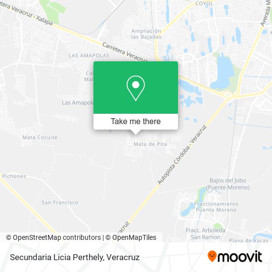 Secundaria Licia Perthely map
