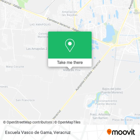Escuela Vasco de Gama map