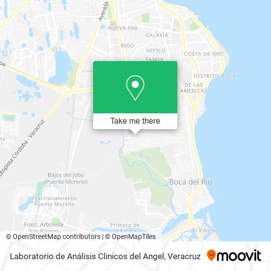 Laboratorio de Análisis Clinicos del Angel map