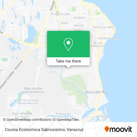 Cocina Economica Sabrosisimo map