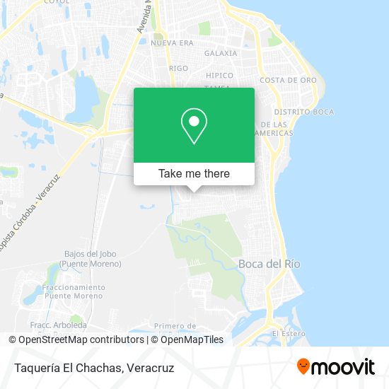 Taquería El Chachas map