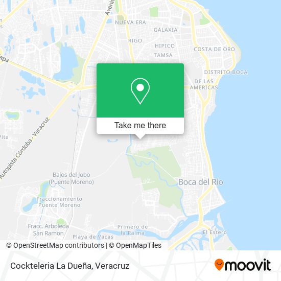 Cockteleria La Dueña map