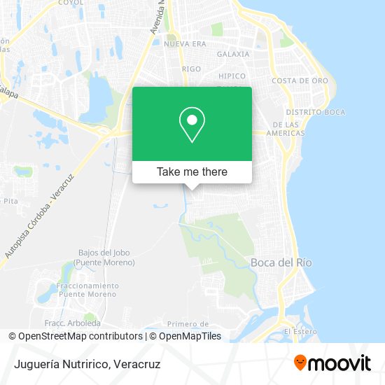 Juguería Nutririco map