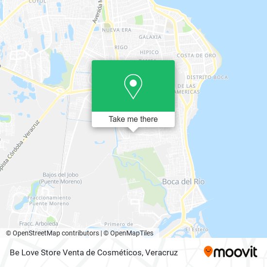 Be Love Store Venta de Cosméticos map