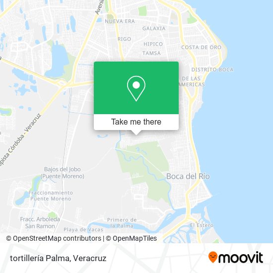tortillería Palma map