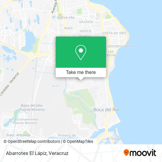 Abarrotes El Lápiz map
