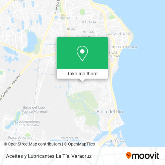 Mapa de Aceites y Lubricantes La Tía