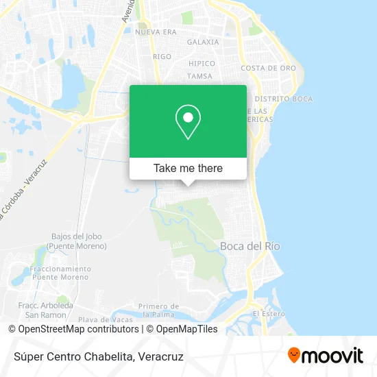 Súper Centro Chabelita map