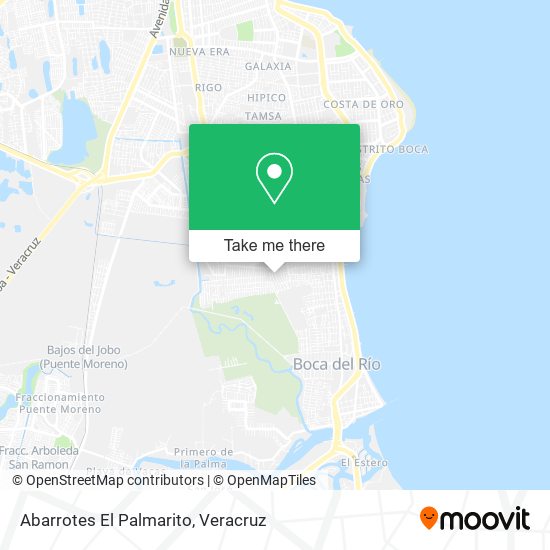 Mapa de Abarrotes El Palmarito