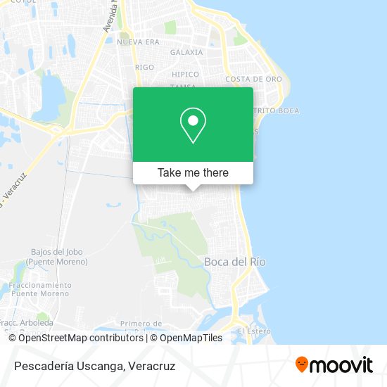 Pescadería Uscanga map