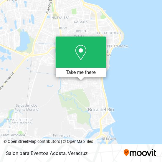 Salon para Eventos Acosta map