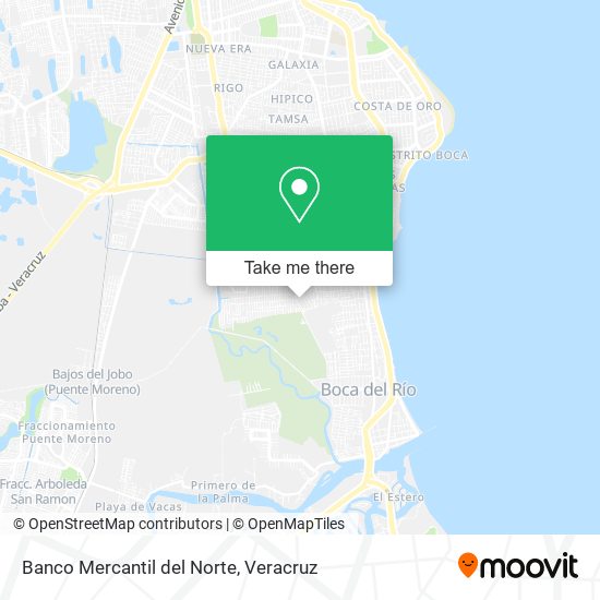 Banco Mercantil del Norte map