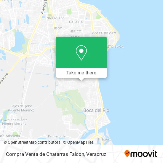 Compra Venta de Chatarras Falcon map