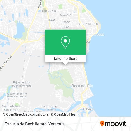 Mapa de Escuela de Bachillerato