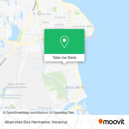 Mapa de Abarrotes Dos Hermanos