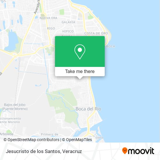 Jesucristo de los Santos map