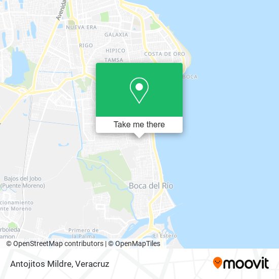 Mapa de Antojitos Mildre