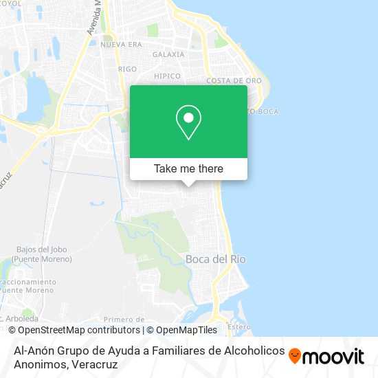 Al-Anón Grupo de Ayuda a Familiares de Alcoholicos Anonimos map