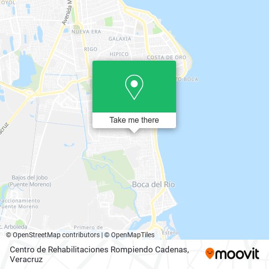 Centro de Rehabilitaciones Rompiendo Cadenas map