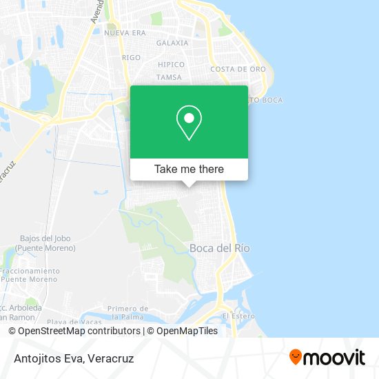 Mapa de Antojitos Eva