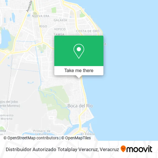 Distribuidor Autorizado Totalplay Veracruz map